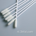 Wit PP Stick Open-Cell Round Foam Swab Sample